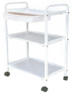 22 inches 3 Tier Wood Trolley
