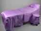 Facial Purple Bed Cover Set 3pcs